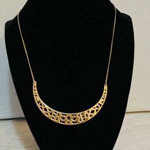 Stella & Dot Avalon Crescent Necklace in Gold